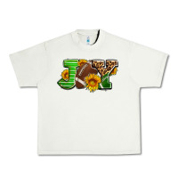 Pistachio joy with football ball and sunflower ado Urban Heavy Tee - AdoDesignShop