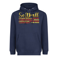 Navy softball game day Heavyweight Hoodie - Artiststas