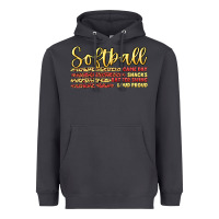 Smoke softball game day Heavyweight Hoodie - Artiststas