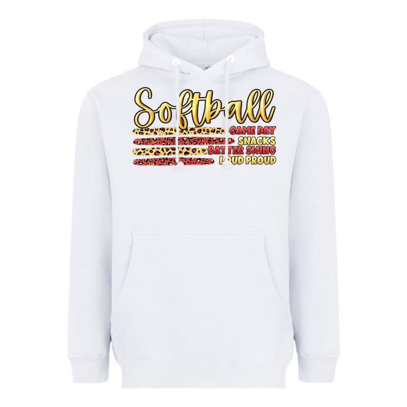 Softball Game Day Heavyweight Hoodie by Artiststas | Teevron