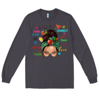 Smoke Teacher messy bun caucasian Long Sleeve Tee - NancyCooperArtShop