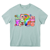 Arona unicorn coffee cups Heavy Core Tee - Zillion Design Studio