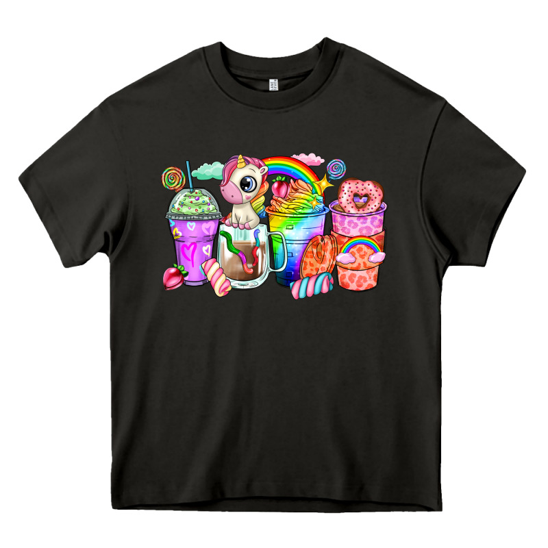 Unicorn Coffee Cups Heavy Core Tee by Zillion Design Studio | Teevron
