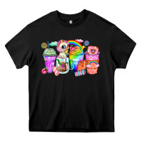 Black unicorn coffee cups Heavy Core Tee - Zillion Design Studio