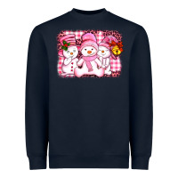 Chillin Pink   With My Snowmies  Ado Heavyweight Sweatshirt | Teevron