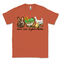 Copper Peace Love Leghorn Chicken Classic Tee - LillyAllenDesigns
