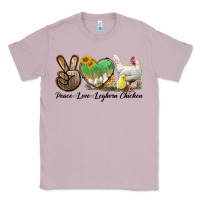 Lilac Peace Love Leghorn Chicken Classic Tee - LillyAllenDesigns