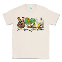 Natural Peace Love Leghorn Chicken Classic Tee - LillyAllenDesigns