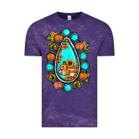 Cloud Purple gemstone pumpkin fall Vintage Tee - JahusDesignShop