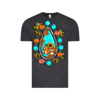 Vintage Black gemstone pumpkin fall Vintage Tee - JahusDesignShop