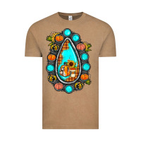 Vintage Coffee gemstone pumpkin fall Vintage Tee - JahusDesignShop