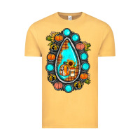 Vintage Mustard gemstone pumpkin fall Vintage Tee - JahusDesignShop