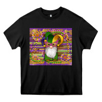 Black mardi gras gnomes mask serape sunflowers Heavy Core Tee - Artiststas