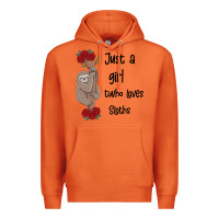 Carrot just a girl who loves sloths Premium Hoodie - Bettercallsaul