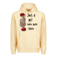 Pina Colada just a girl who loves sloths Premium Hoodie - Bettercallsaul