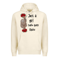 Tofu just a girl who loves sloths Premium Hoodie - Bettercallsaul