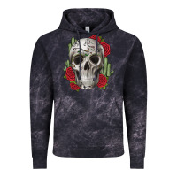 Cloud Black skull cactus Vintage Hoodie - JahusDesignShop