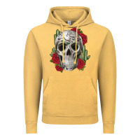 Vintage Mustard skull cactus Vintage Hoodie - JahusDesignShop