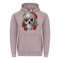 Vintage Zinc skull cactus Vintage Hoodie - JahusDesignShop