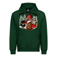 Forest Green hanging with my gnomies Urban Hoodie - CowGirlArtShop
