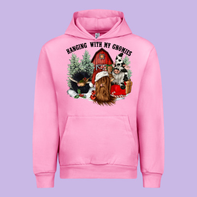 Hanging With My Gnomies Urban Hoodie Designed By Cowgirlartshop