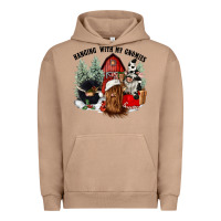 Pigment Burro hanging with my gnomies Urban Hoodie - CowGirlArtShop