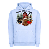Pigment Grape Ice hanging with my gnomies Urban Hoodie - CowGirlArtShop