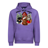 Tulip hanging with my gnomies Urban Hoodie - CowGirlArtShop