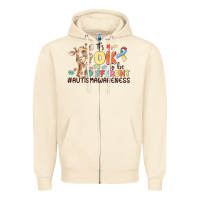 Sandshell its ok to be different Zipper Hoodie - MaliasSmallBusiness