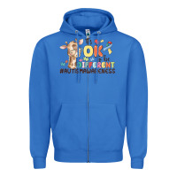 True Royal its ok to be different Zipper Hoodie - MaliasSmallBusiness
