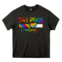 Asphalt gay pride loading lgbtq Heavy Core Tee - texasbilliewilder