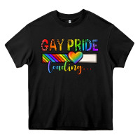 Black gay pride loading lgbtq Heavy Core Tee - texasbilliewilder