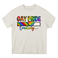 Cream gay pride loading lgbtq Heavy Core Tee - texasbilliewilder
