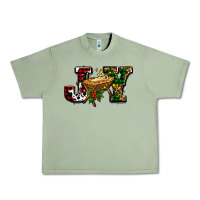 Oil Green joy with baby jesus ado Urban Heavy Tee - AdoDesignShop
