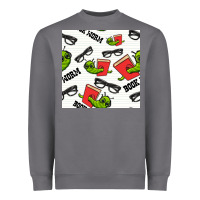 Bookworm Seamless Pattern Heavyweight Sweatshirt | Teevron