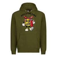 Army Green boujee softball mama Premium Hoodie - JahusDesignShop