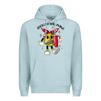 Blue Mist boujee softball mama Premium Hoodie - JahusDesignShop