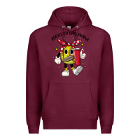 Burgundy boujee softball mama Premium Hoodie - JahusDesignShop