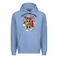 Colony Blue boujee softball mama Premium Hoodie - JahusDesignShop