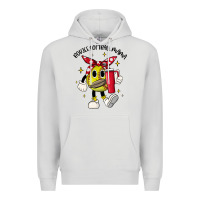 Dove Grey boujee softball mama Premium Hoodie - JahusDesignShop