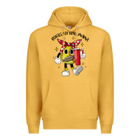 Mustard boujee softball mama Premium Hoodie - JahusDesignShop