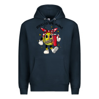 Navy boujee softball mama Premium Hoodie - JahusDesignShop