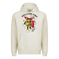 Oatmeal Heather boujee softball mama Premium Hoodie - JahusDesignShop