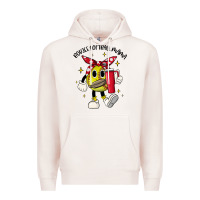 Pale Pink boujee softball mama Premium Hoodie - JahusDesignShop