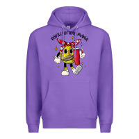Purple boujee softball mama Premium Hoodie - JahusDesignShop