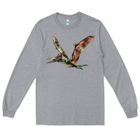 Heather Grey Pteranodon Long Sleeve Tee - LillyAllenDesigns