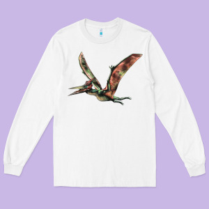 Pteranodon Long Sleeve Tee Designed By Lillyallendesigns