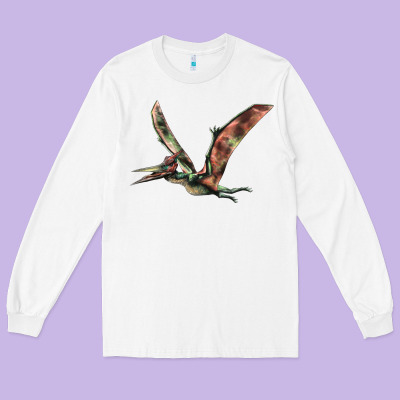 Pteranodon Long Sleeve Tee Designed By Lillyallendesigns