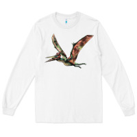 White Pteranodon Long Sleeve Tee - LillyAllenDesigns