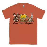 Copper Peace Love Kangaroo Classic Tee - LillyAllenDesigns